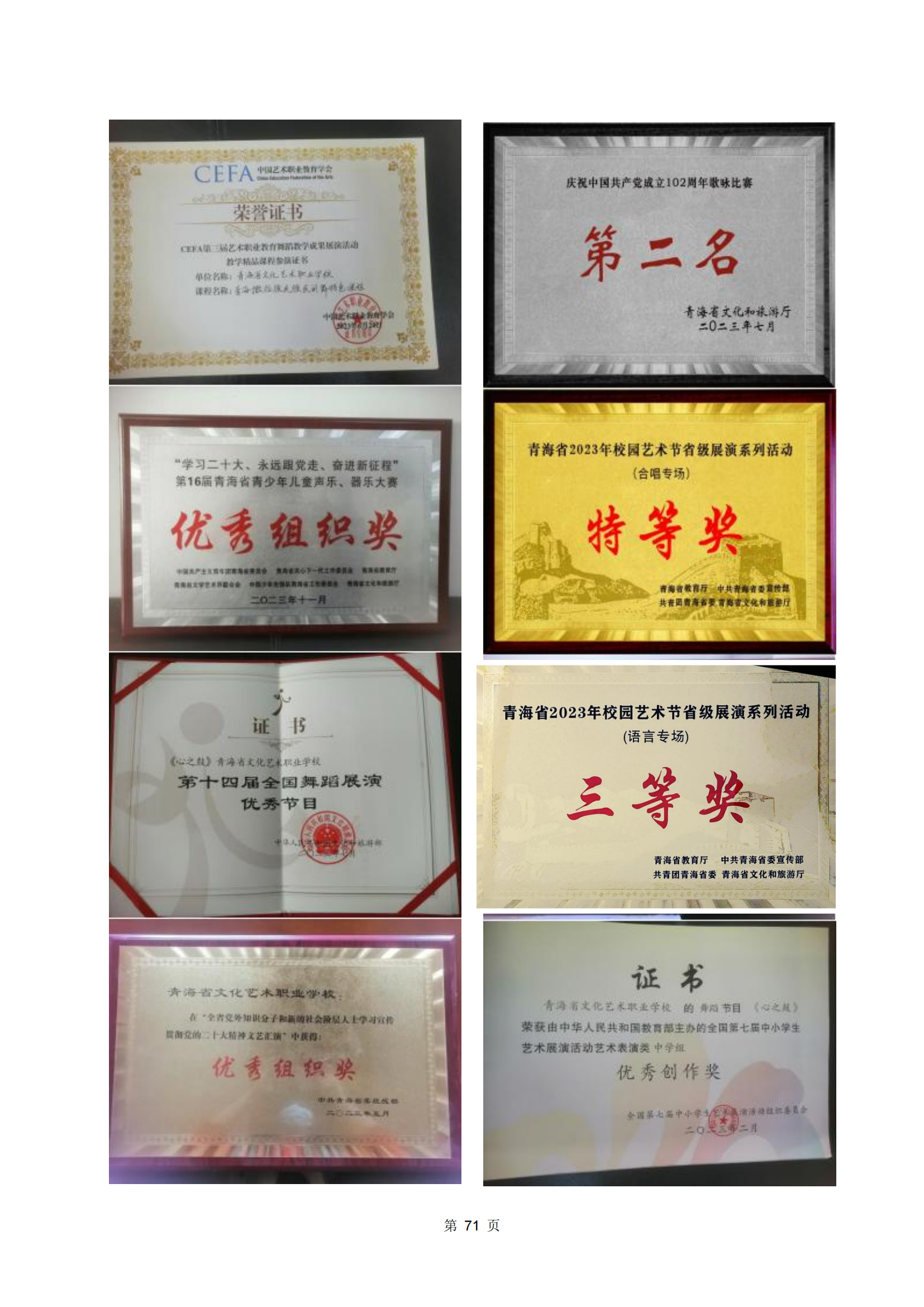 青海省文化藝術職業(yè)學校教育質量年報_78.png